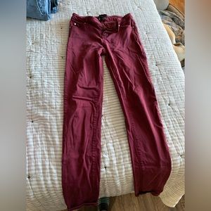Celebrity Pink brand pants: burgundy color